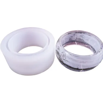 

UV Crystal Epoxy Silicone Mold Super Wide Bracelet DIY Handmade Jewelry Resin Model Molds Making Tool
