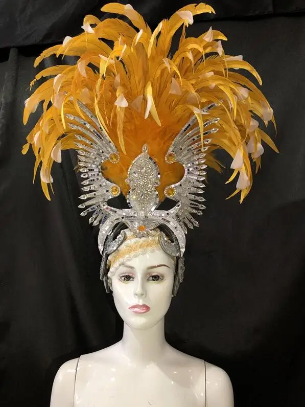Lo speedtacolo di danza copricamo di piume di accessori di abbigliamento La FESTA La Maschera IL Festival
