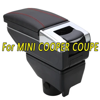 

Armrest Centre Console Storage Box For MINI COOPER COUPE Car Modified Arm Rest Cup Holder Ashtray Auto Accessories Car Styling