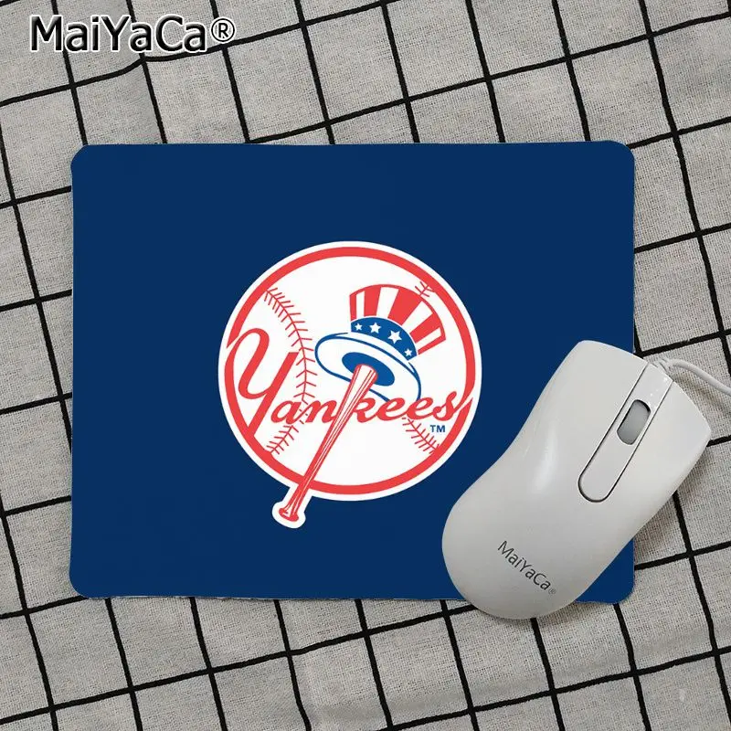 Maiya Высокое качество Нью-Йорк Yankees противоскользящие прочные силиконовые компьютерные коврики Лидер продаж подставка под руку мышь
