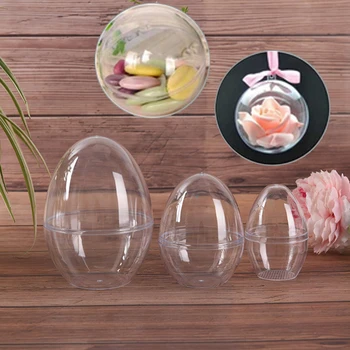 

1Pc Bath Care Tool DIY Bath Bomb Mold Plastic Clear Mould Reusable Eggs Shape Crafting Home Hotel Decor For Christmas Gift