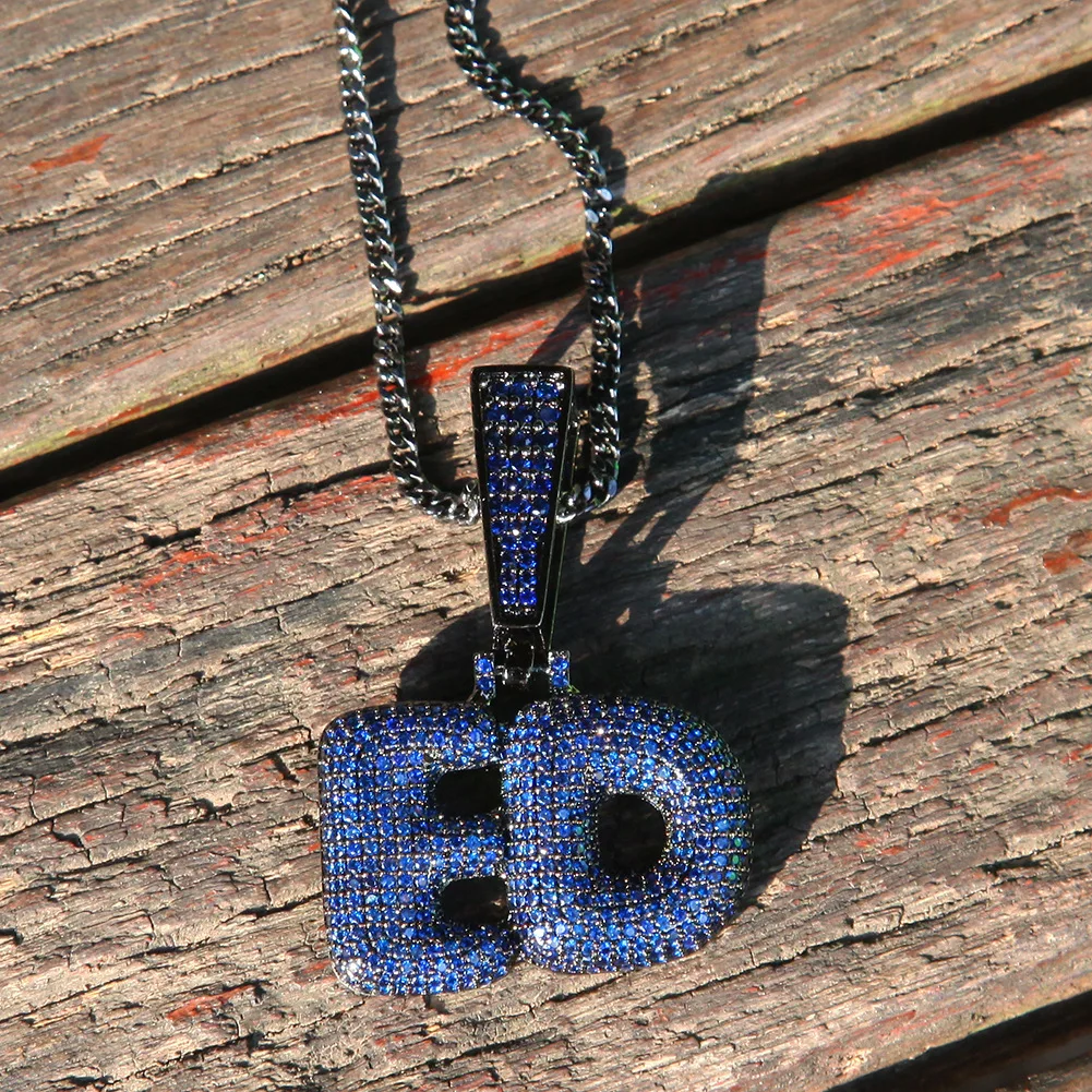 

Europe And America Customization of Individual Character Joint Lettered with Numbers Hip Hop Zircon Pendant Custom Characters