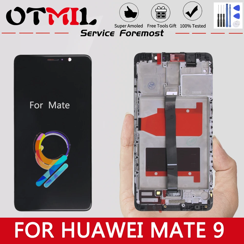 

OTMIL AAA Quality 5.9'' For HUAWEI Mate 9 LCD Display Touch Screen Digitizer with Frame For HUAWEI Mate 9 LCD MHA-L29