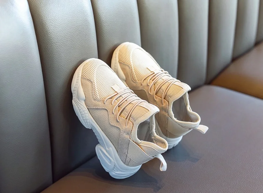 Toddler Casual Sneakers Children Mesh Shoes Baby Girls Soft Sport Sneakers Boys White Brand Shoes Fashion Trainers Spring