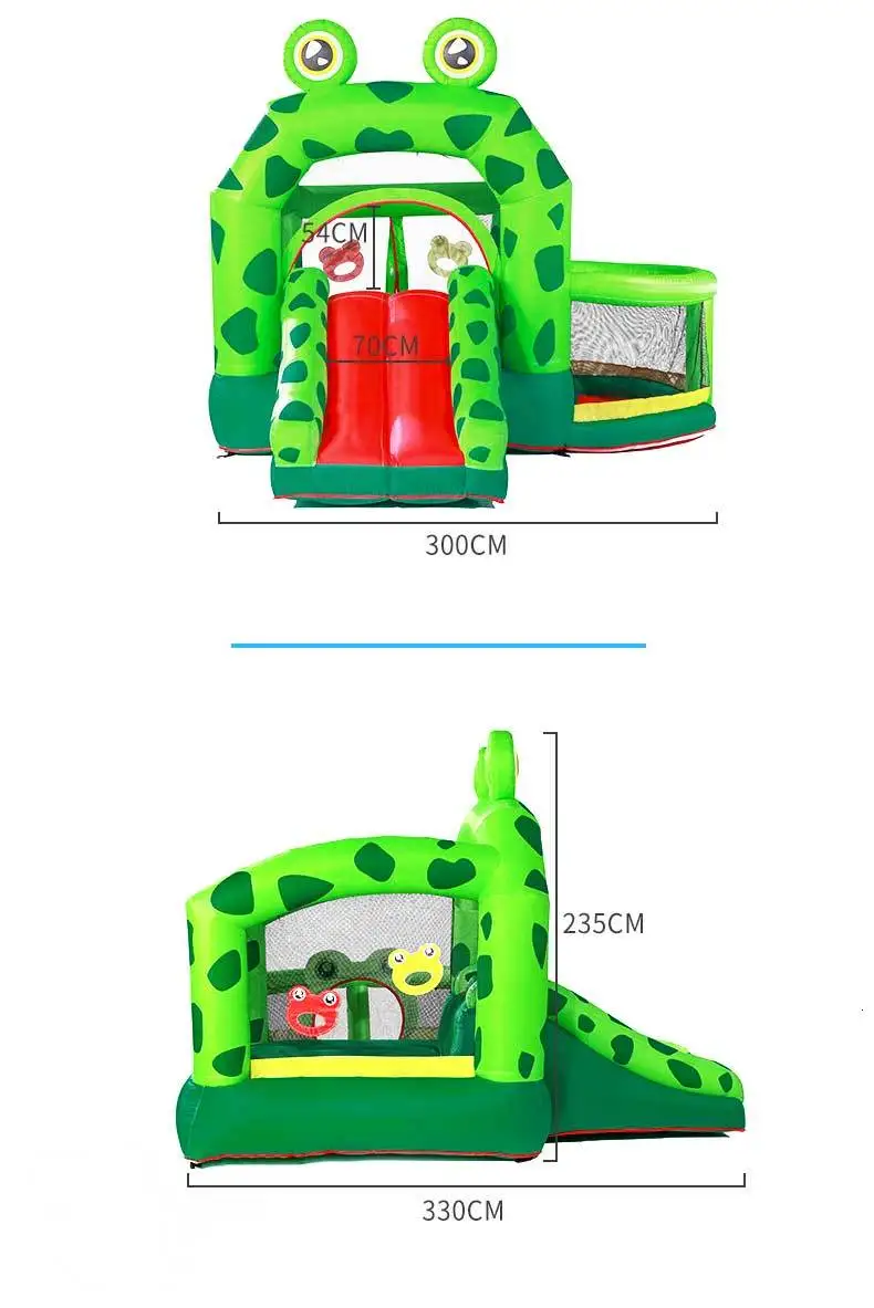 Лягушка принц дети Надувной Замок доктор Дельфин бытовой маленький размер прыгающая кровать скользкая Лестница Открытый парк развлечений