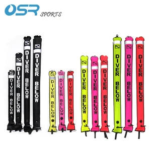 Высококачественная надувная защитная трубка для дайвинга с аквалангом, 1,2 м/1,5 м/1,8 м, Буй (SMB) - изображение