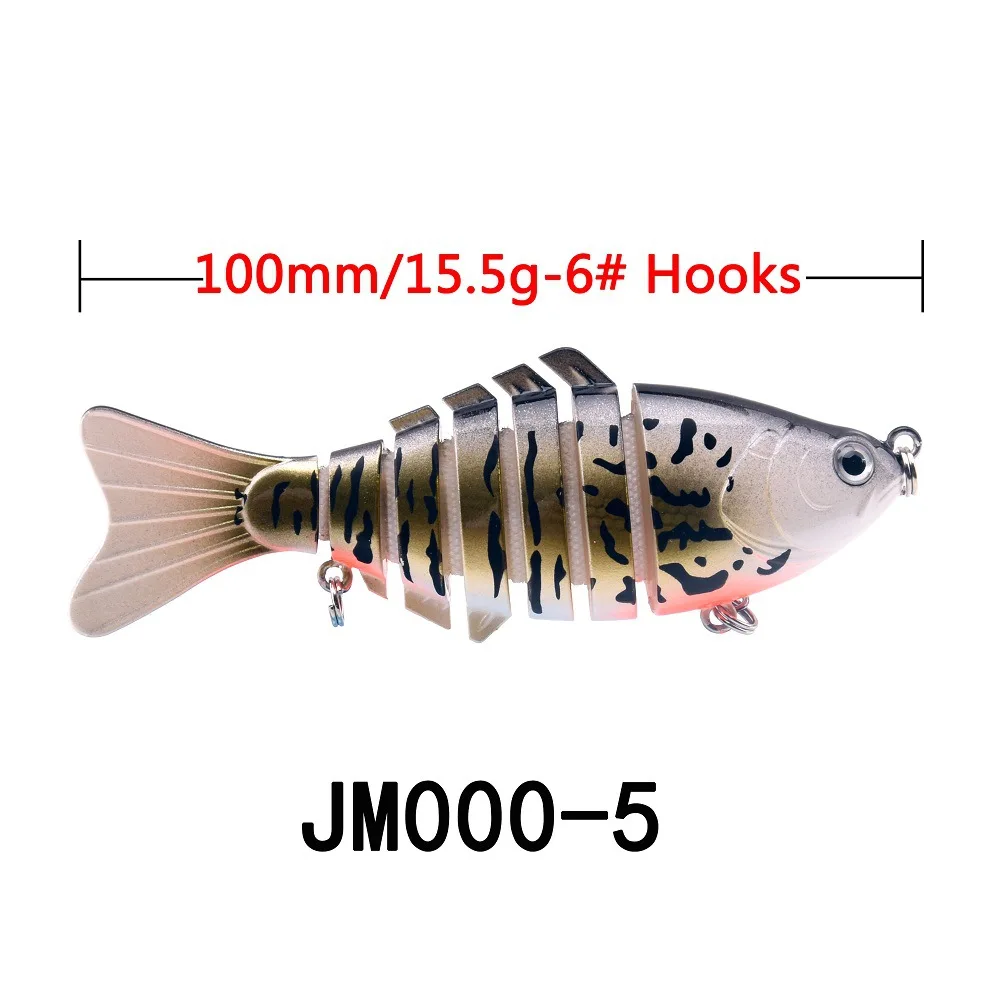 10 см/15,5 г шесть цветов Gnarliest Fish Seven Fish Bionic приманка пластиковая приманка Лидер продаж