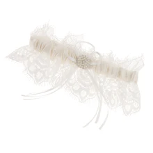 Винтажная Кружевная подвязка, стразы, жемчуг, Свадебная вечеринка, женское свадебное платье, эластичное кольцо для ног