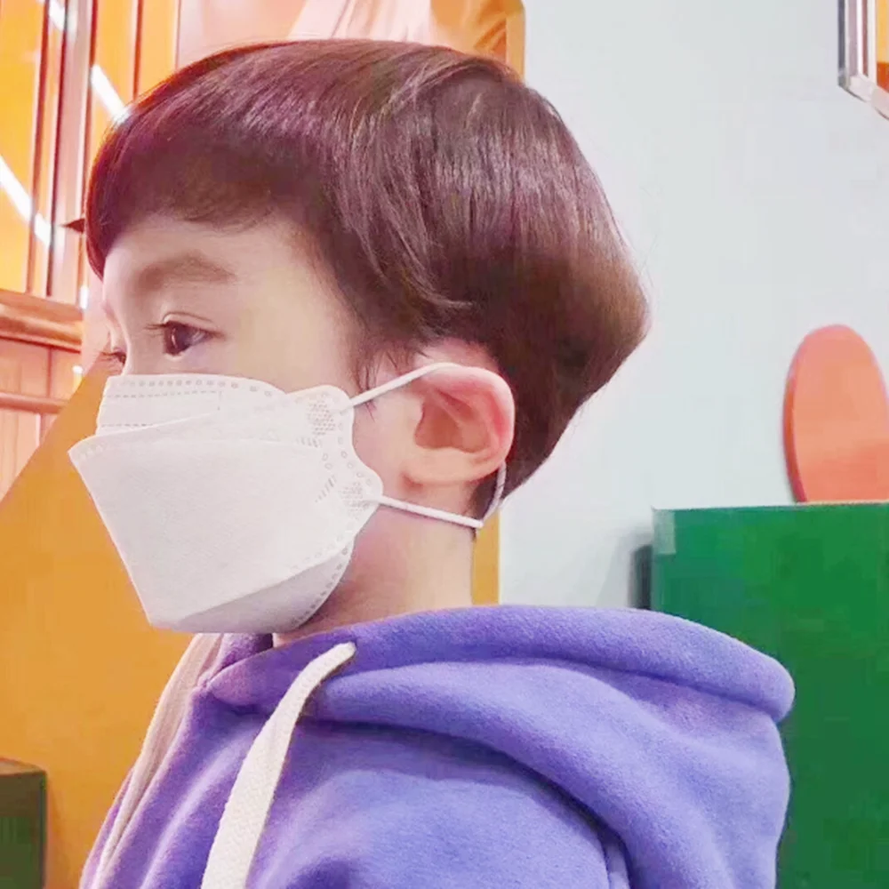 

Children Kf94 Face Masks Non-Woven Breathable Anti Dust Mouth Nose Covers Protection Non-Disposable Mask