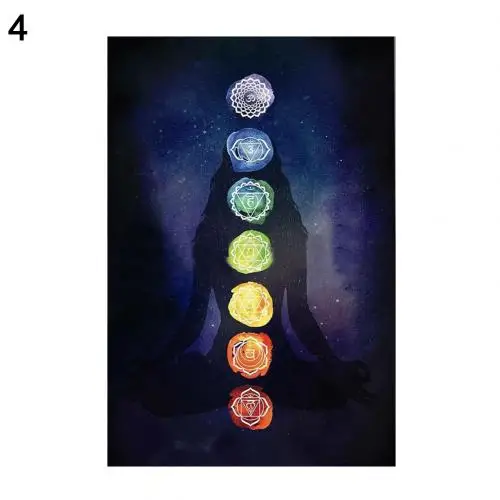 4 Горячая Распродажа Бохо Радуга 7 Мандала чакр Богемия одеяло гобелен летнее пляжное полотенце Йога коврик, Текстиль для дома - Цвет: 4