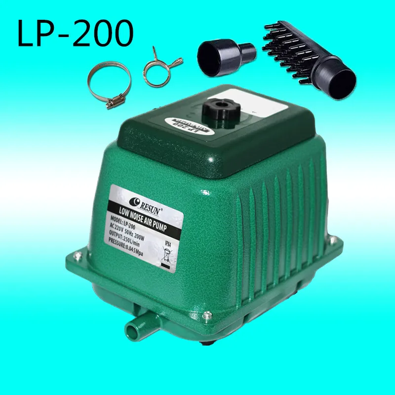 Resun-Lp20 lp40 lp60 lp100超静音高出力エアポンプ,lp-20 lp-40 lp-60