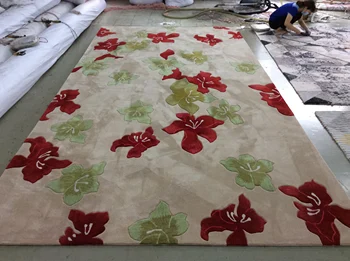 

Handtufted Wool Carpet New Zealand Wool Flooring Carpet for Hotel Commercial Banquet Hall NC212