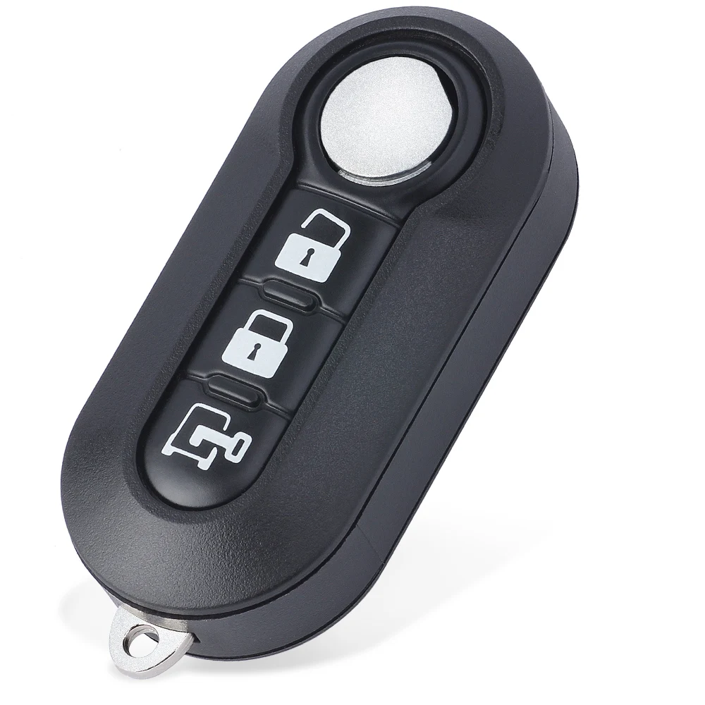 KEYECU Replacement Flip Remote Key Shell Case for Dodge Ram Promaster for Fiat 500L Ducato For Citroen Jumper Peugeot Boxer