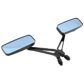 

Universal Rectangle Motorcycle Rearview Side Mirrors Retro Motorcycle Wide Angle Rear View Mirrors for