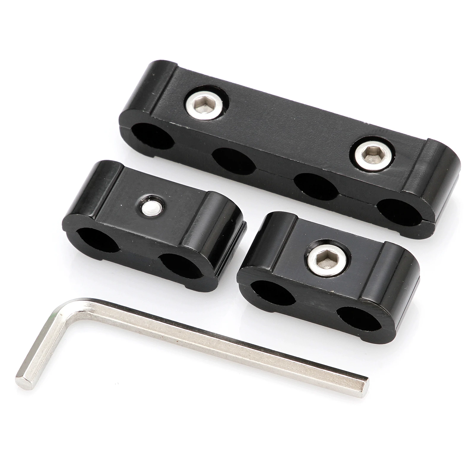 

For 8mm 9mm 10mm Diameter Engine Spark Plug Wire Separator Divider Clamp Kit Green Blue Black