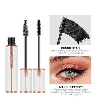 

O.TWO.O Beauty Mascara 4D Silk Fiber Curling Volume Lashes Thick Lengthening Nourish Eyelash Extension