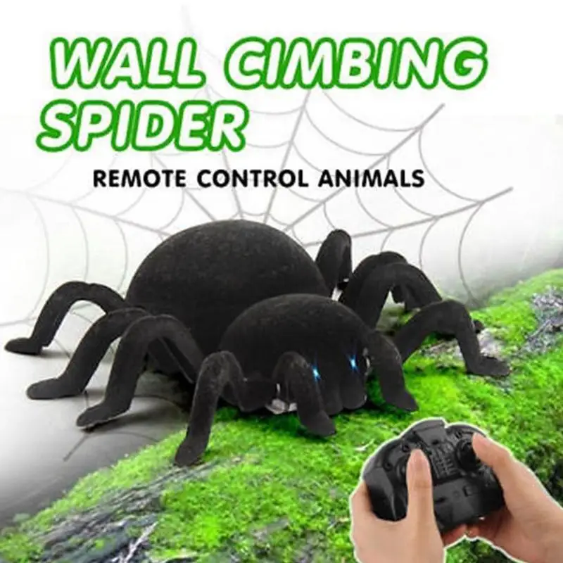 Climbing Spider Remote Control Toys Infrared RC Tarantula Kid Gift Fun Halloween Creepy Spider Simulation Joke Scary Trick Climbing Spider Remote Control Toys Infrared RC Tarantula Kid Gift Fun Halloween Creepy Spider Simulation Joke Scary Trick