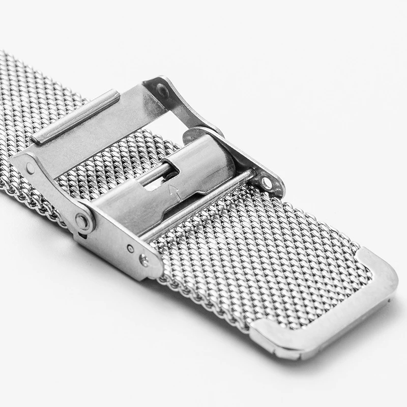 Stainless Steel Milanese Mesh Watch Strap with Tools - Elegant Watchband Accessories