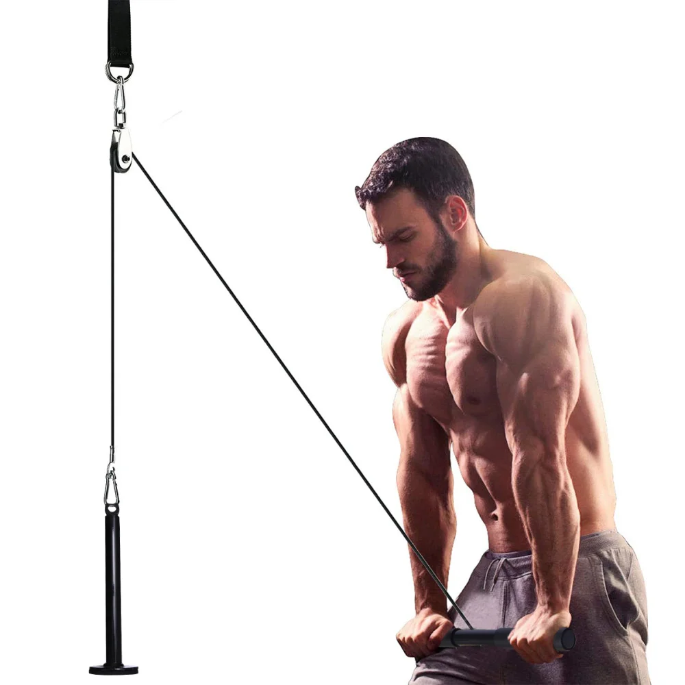 

1 Set Forearm Trainer Portable Fitness Workout Wrist Roller Training Exerciser