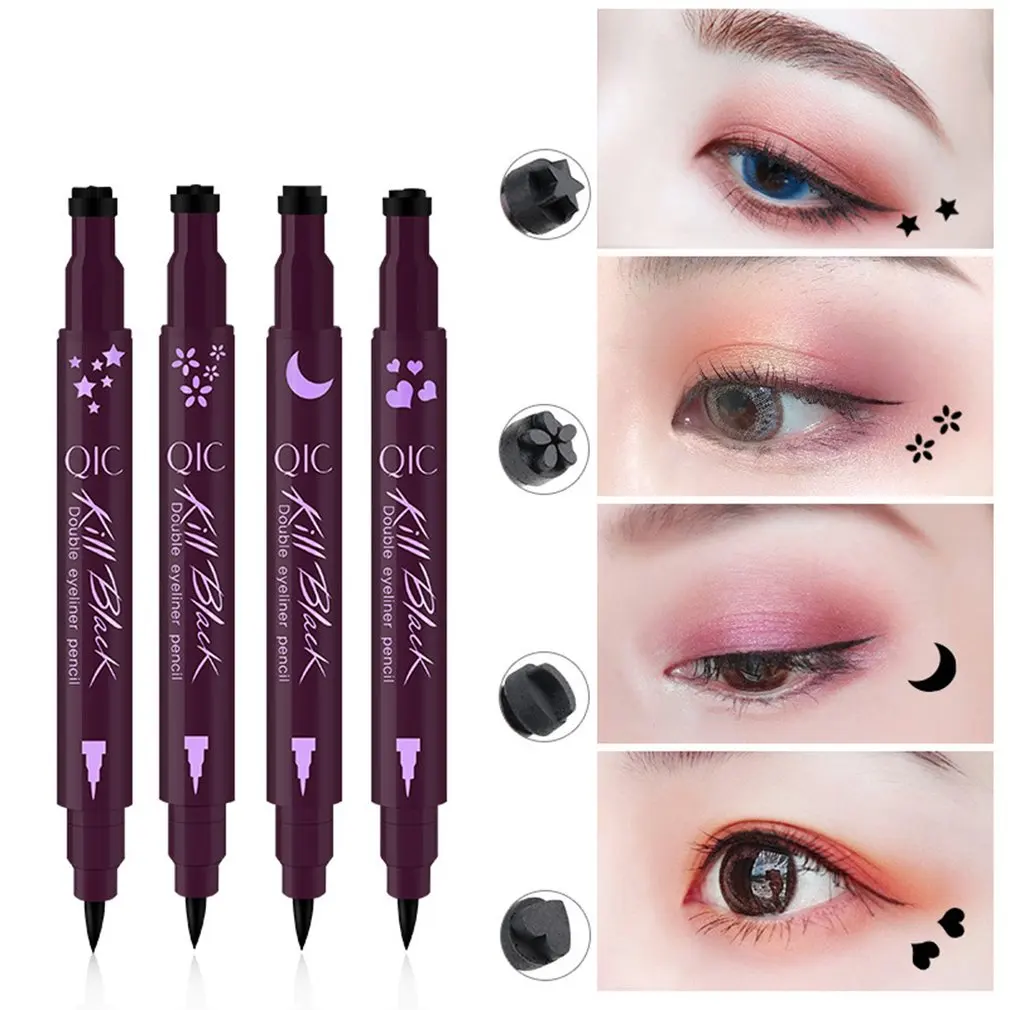 Waterproof Double Eyeliner Makeup Eyeliner Seal Double Head Makeup Eyeliner Seal Eyeliner Double Eyeliner Seal