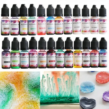 

Blooming Pigment for Resin Mold UV Epoxy Resin Diffusion Pigment Resin Pigment Liquid Colorant Dye Ink Diffusion Resin Craft