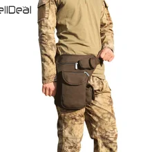 CellDeal, Высококачественная многофункциональная хлопковая холщовая поясная сумка, Мужская водонепроницаемая поясная сумка, поясная сумка с карманом, Повседневная сумка для ног, кошелек