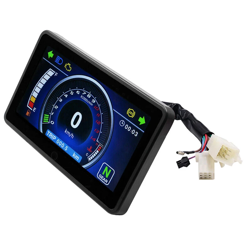 

Motorcycle LCD Screen Speedometer Digital Waterproof Multi-function Odometer NR-shipping