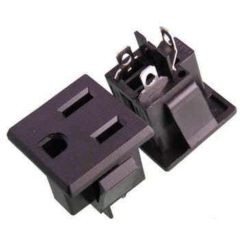 

Black Copper CE industrial 5-15R outlet American standard US power receptacle 250V 10A 125V 15A universal AC power socket SS-6B