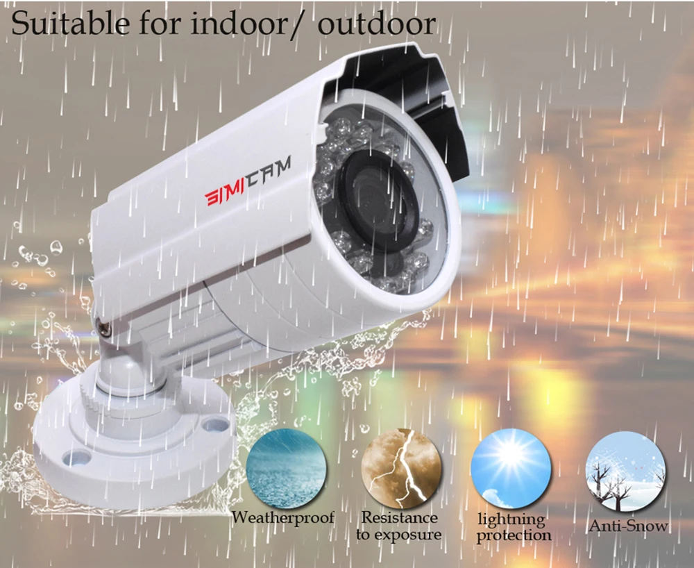 Sistema de Segurança 5 em 1 Cctv Sistema Pces Câmeras 1080 p 2mp Infravermelho Ahd 1200 Tvcctv Câmera Kit 4ch Dvr 2 20 Sistema de vigilância