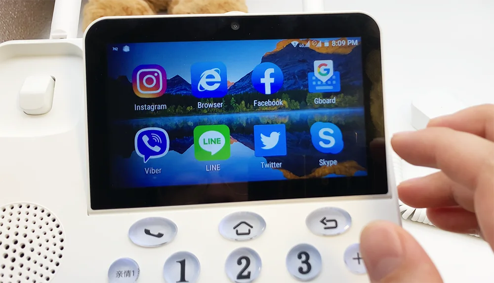 Смарт 4G беспроводной большой экран телефон Android 6,0 Kaer Межнациональный язык и приложения дистанционное управление смартфон