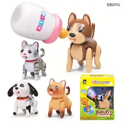 EBOYU 777-263 Индукционная игрушка для детей, сосание домашних животных, кошек, собак, язык, палка, напиток, бутылка молока, игрушка для детей