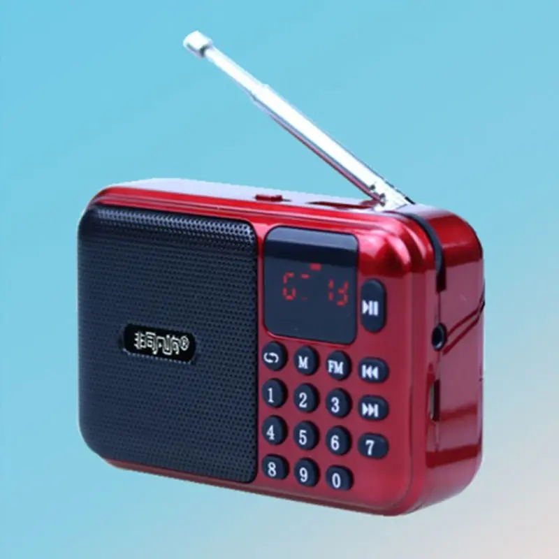 Мини цифровой радиоприемник AM/FM USB Micro SD TF карта MP3 музыкальный плеер динамик E65A