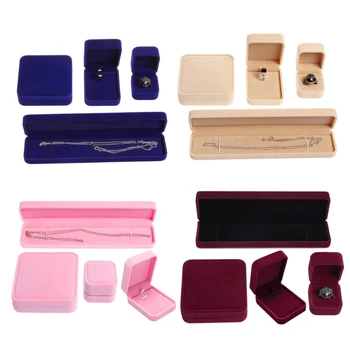 

1Pc Jewelry Necklace Storage Box Organizer Display Case