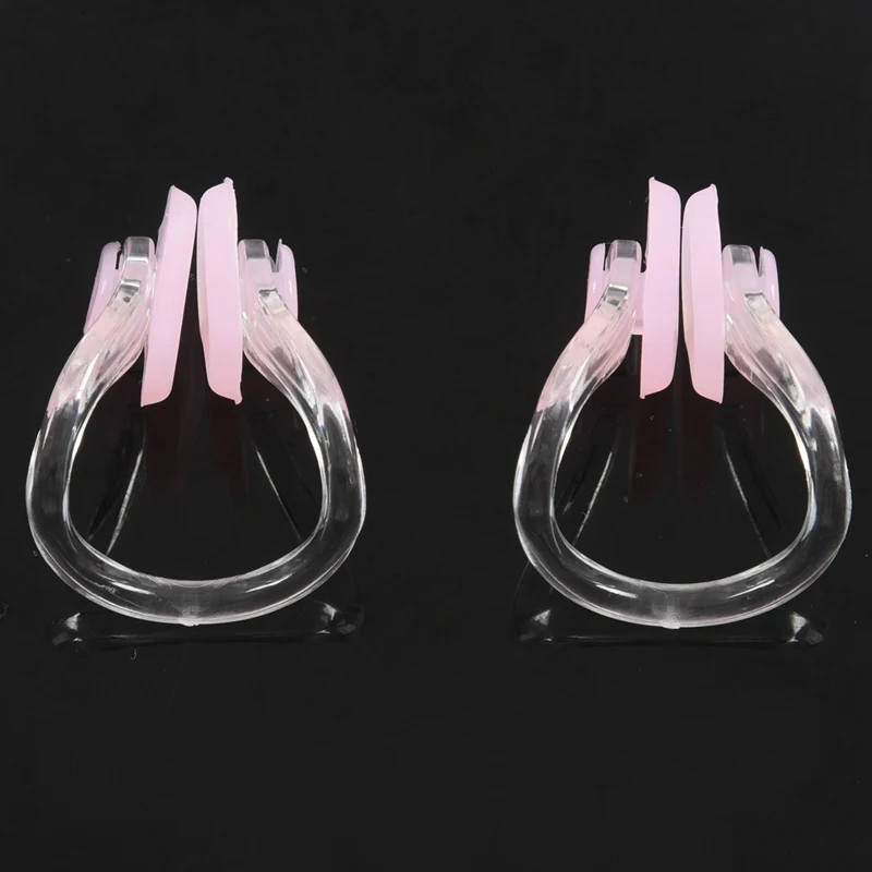 Защитный силиконовый зажим для носа розовый-2 шт
