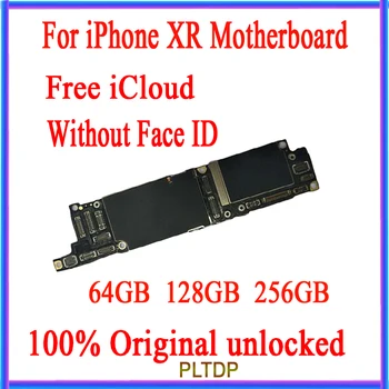 

For iphone XR motherboard No face ID unlocked main board XR 100% original logic board 64GB/128GB/256GB