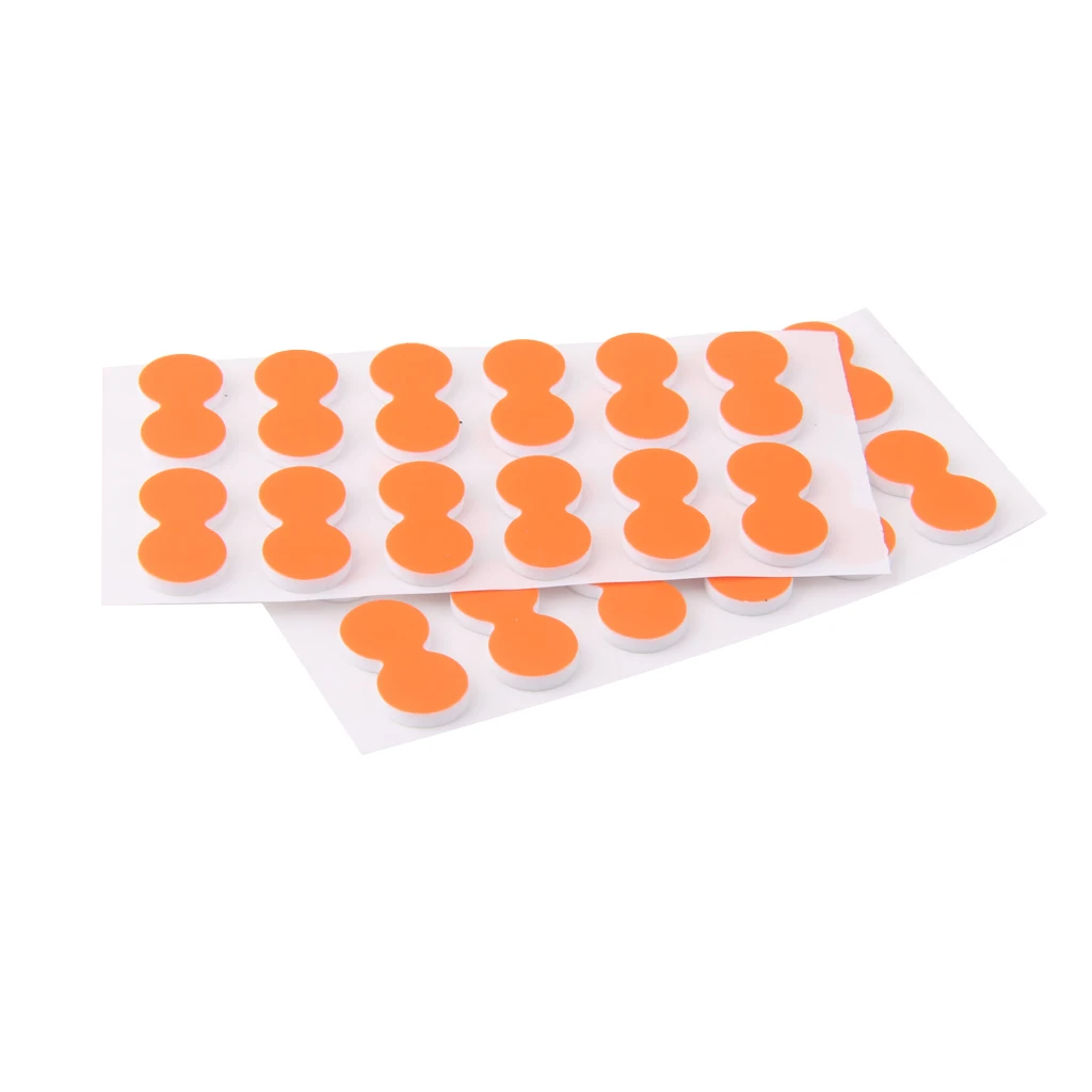 24pcs Outdoor Fly Fishing Pinch On Strike Indicator, Stick On Float Orange