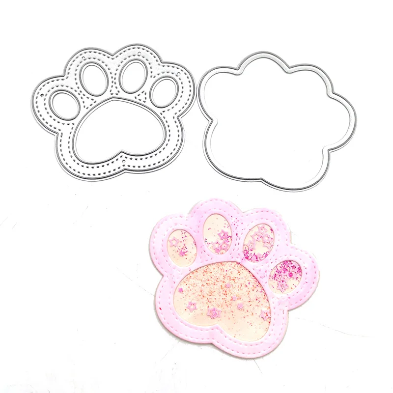 Julyarts Dog Cat Footprint Metal Cutting Dies 2020 Stencils For Scrapbooking Stencils DIY Album Cards Decoration Embossing Julyarts Dog Cat Footprint Metal Cutting Dies 2020 Stencils For Scrapbooking Stencils DIY Album Cards Decoration Embossing