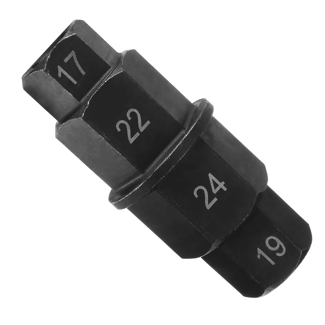 

1PC Motorcycle Wheel Hex Key Spindle Wrench Tool Disassembly Wrench 3/8in Drive 17mm 19mm 22mm 24mm For Moto Accessories