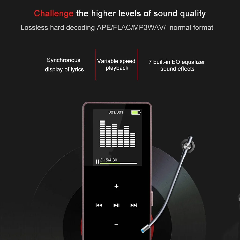 Мини Bluetooth плеер HIFI Спорт Музыка громкие колонки MP4 медиа FM радио рекордер сенсорная кнопка MP4 высокое качество дропшиппинг# G1