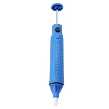 

Blue Remover Tool Desoldering Pump Portable Professional Vacuum Manual Solder Sucker Powerful Replacement Parts Plastic Tin Iron