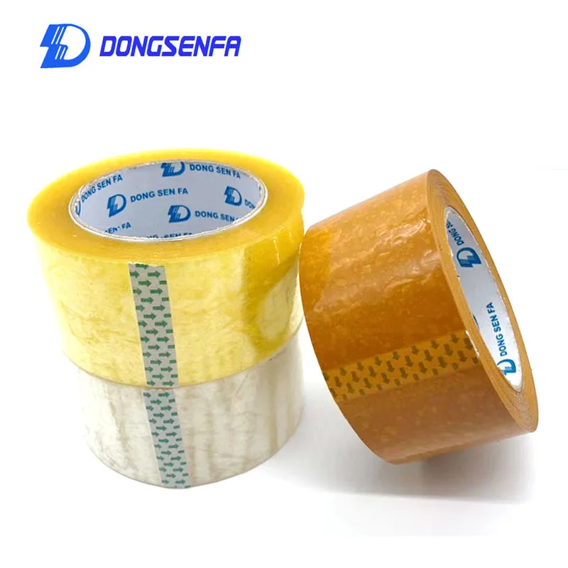 DONGSENFA 1 рулон 100 ярдов из БОПП упаковочный клейкий скотч упаковочная упаковка картонные уплотнительные ленты толщина 0,05 мм