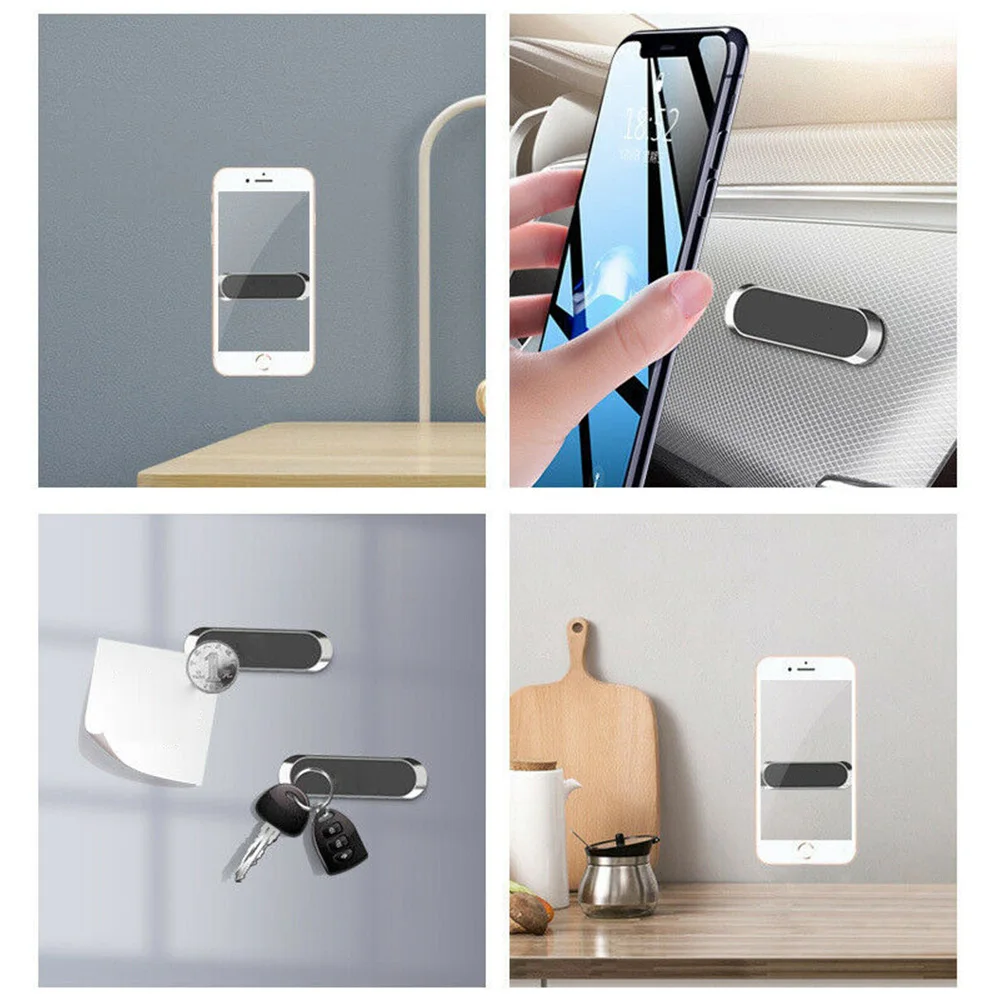 Док-станция держатель телефона 1 шт. аксессуары полоса форма алюминиевый сплав автомобильный Стенд Универсальный