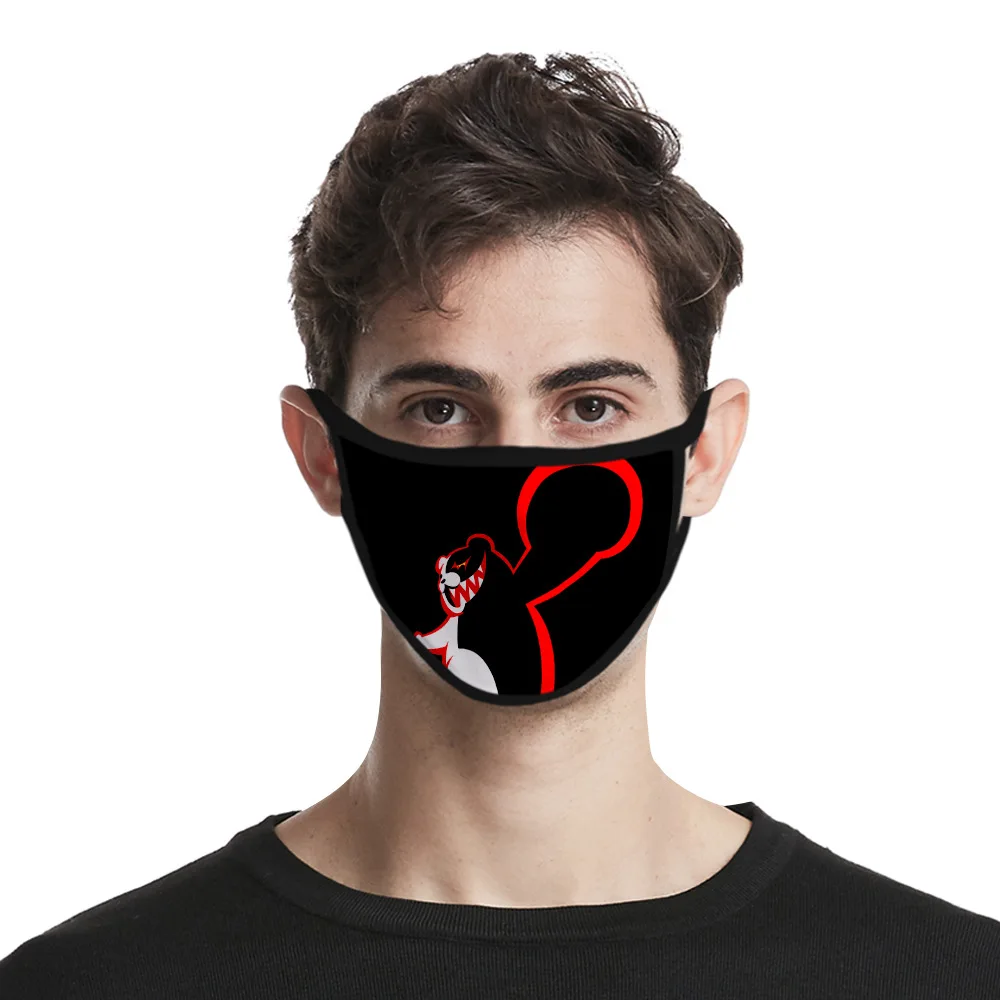 

Danganronpa: Trigger Happy Havo Mask Cosplay monokuma Masks Reusable Washable Adult Kid Mask Cotton party Props