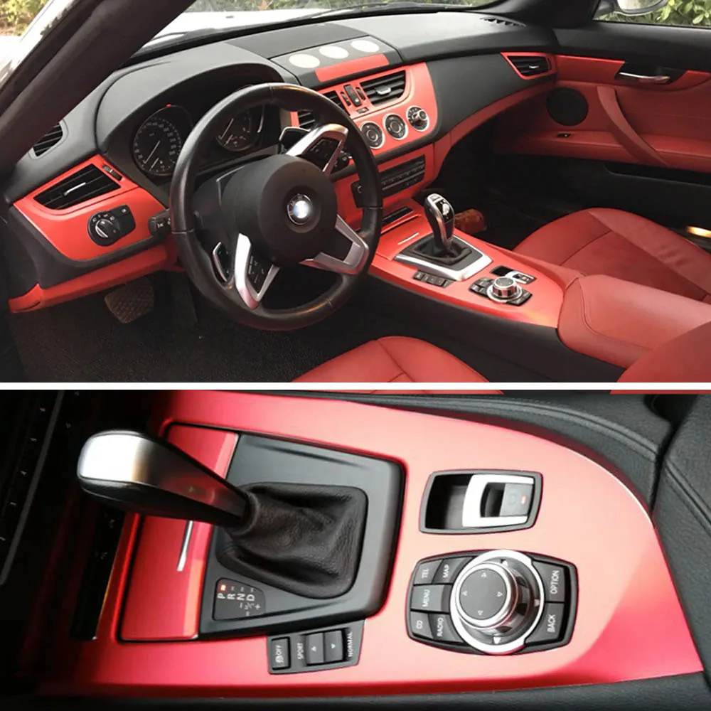 

Автомобильные аксессуары 3D/5D наклейки из углеродного волокна BMW Z4 E89 2009-2016 декорирование внутренней центральной панели управления дверной ручкой