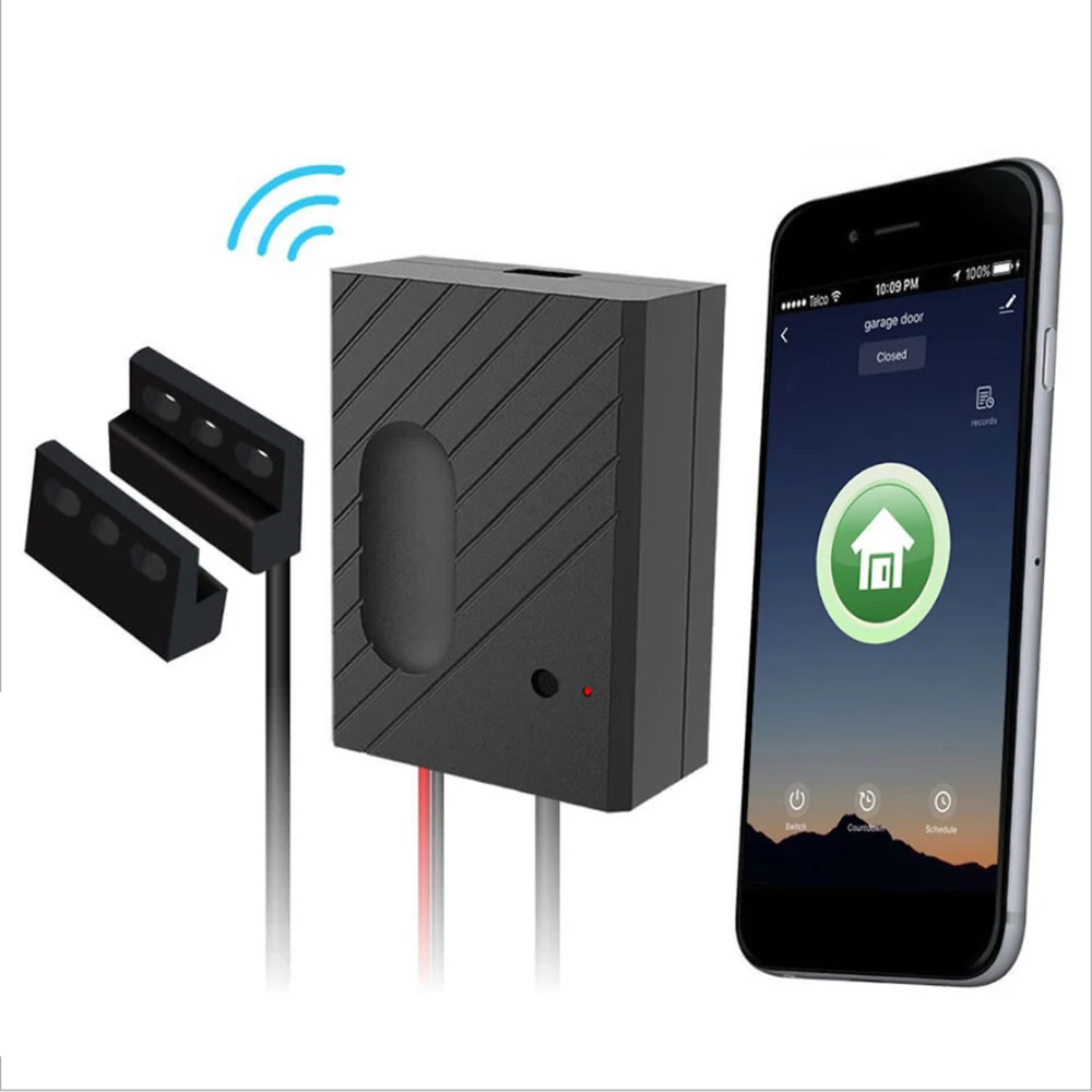 

4PCS Ewelink WiFi Switch Garage Door Controller For Car Garage Cars vehicle Door Opener APP Remote Control Timing Voice Control