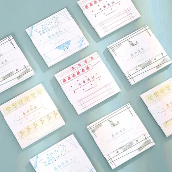 

30PCS/SET Memo Pad Cartoon Fruit kawaii Notepad Korean Notepad Memo Sheets To Do List Post It Page Flags School Office Supplies