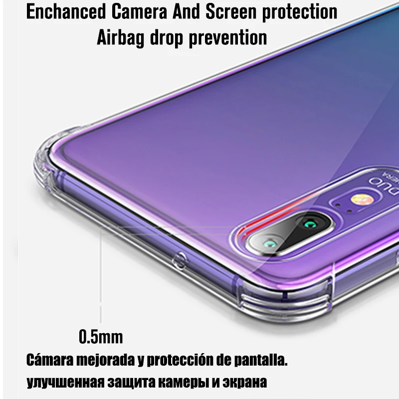Мягкий ТПУ силиконовый чехол s для huawei P20 Lite чехол P30 Pro противоударный чехол P Smart P10 P8 Lite Nova 3 3i mate 10 20 чехол