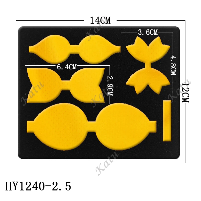 HY1240-2.5 Режущие формы для лука новые высечки и деревянные штампы подходят для обычных высекающих машин на рынке - Цвет: HY1240-2.5