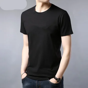 

Short-sleeved t-shirt men's casual simple bottoming shirt half-sleeved clothes 8322