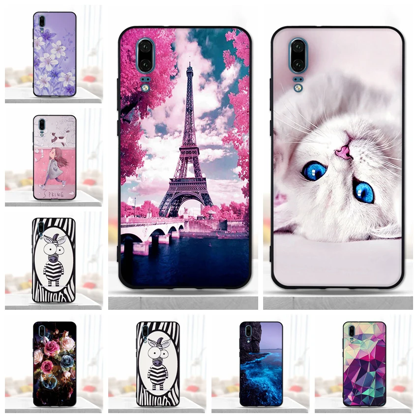Мягкий чехол из ТПУ для Huawei P20 силиконовый | Мобильные телефоны и аксессуары